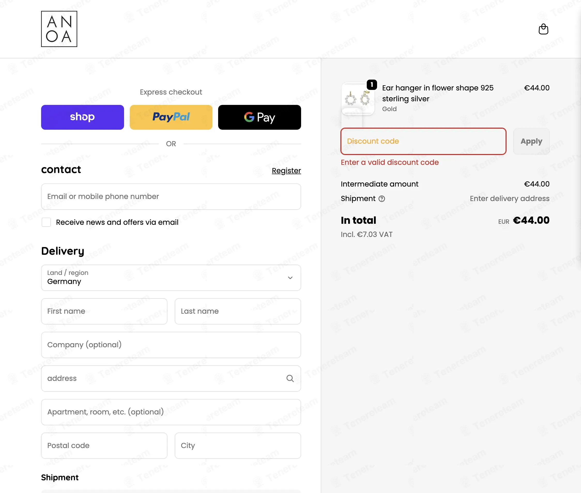 Anoa Shop coupon code: 5% off with PRESALE2025. Tested and valid as 2 months ago.