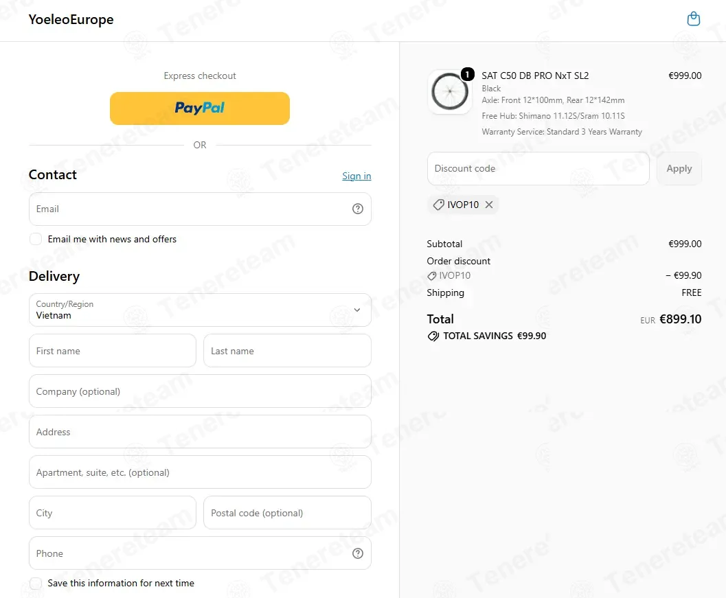 Yoeleo Europe coupon code: 10% off with IVOP10. Tested and valid as 1 week ago.