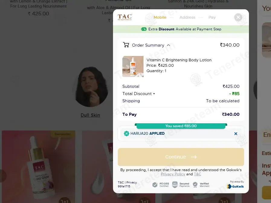 The Ayurveda Co. coupon code: 20% off with HARIJA20. Tested and valid as 1 year ago.