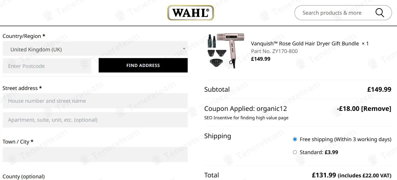 Wahl UK coupon code: 12% off with organic12. Tested and valid as 1 year ago.