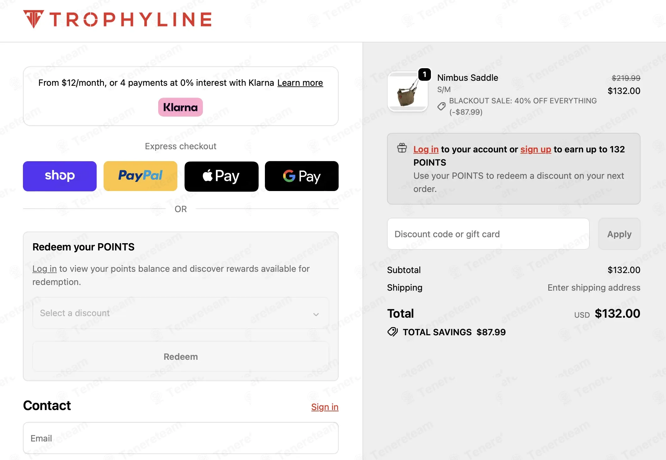 Trophyline coupon code: 40% off with BLACKOUT SALE: 40% OFF EVERYTHING. Tested and valid as 7 months ago.