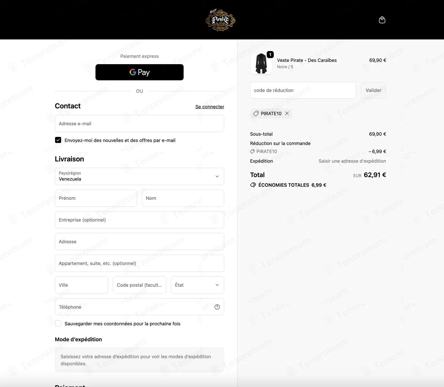 Refuge du Pirate coupon code: 10% off with PIRATE10. Tested and valid as 3 weeks ago.