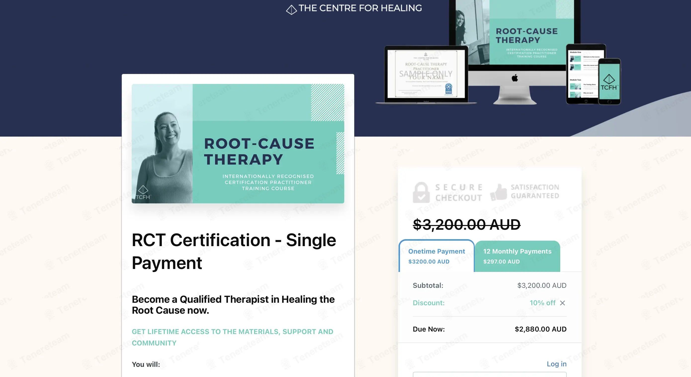 The Centre for Healing coupon code: 10% off with BESTBUY. Tested and valid as 1 month ago.