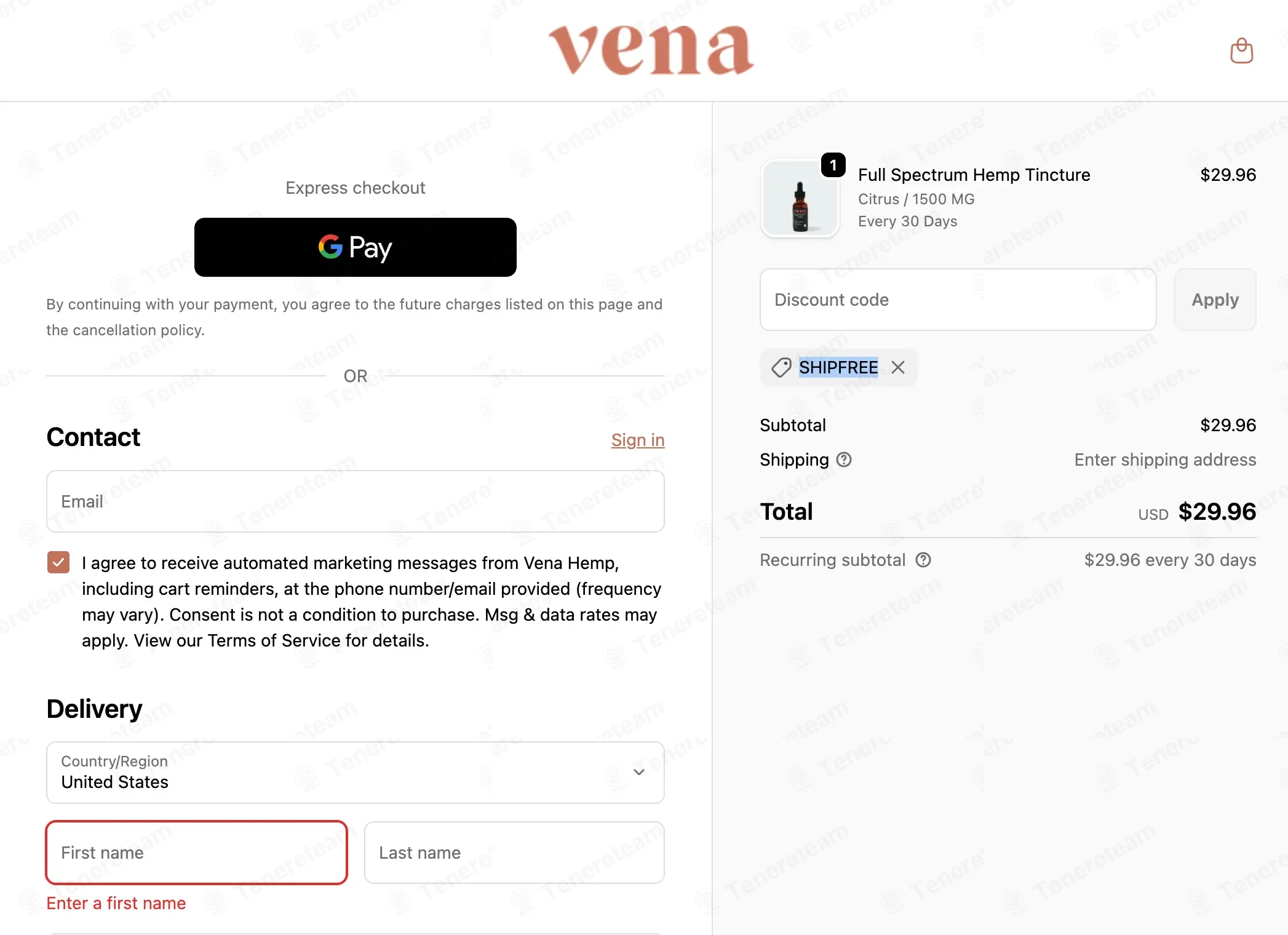 Vena Wellness coupon code: Sale off with VENA20. Tested and valid as 7 months ago.