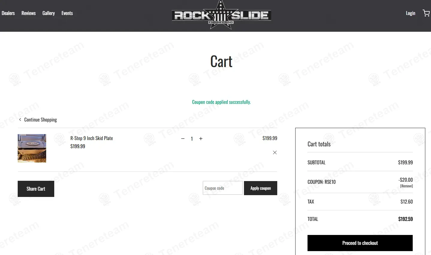 Rock Slide Engineering coupon code: 10% off with RSE10. Tested and valid as 1 year ago.