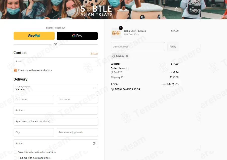 Subtle Asian Treats coupon code: 15% off with SAVE20. Tested and valid as 1 month ago.