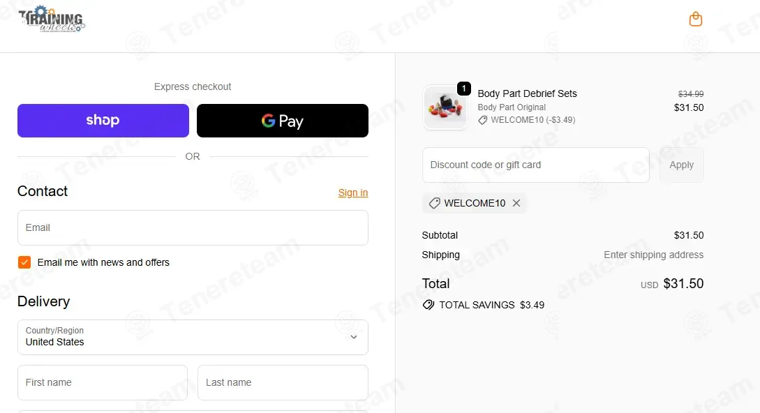 Training Wheels Gear coupon code: 10% off with WELCOME10. Tested and valid as 1 month ago.
