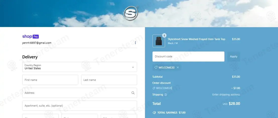 Style Street Shop coupon code: 20% off with WELCOME20. Tested and valid as 1 year ago.