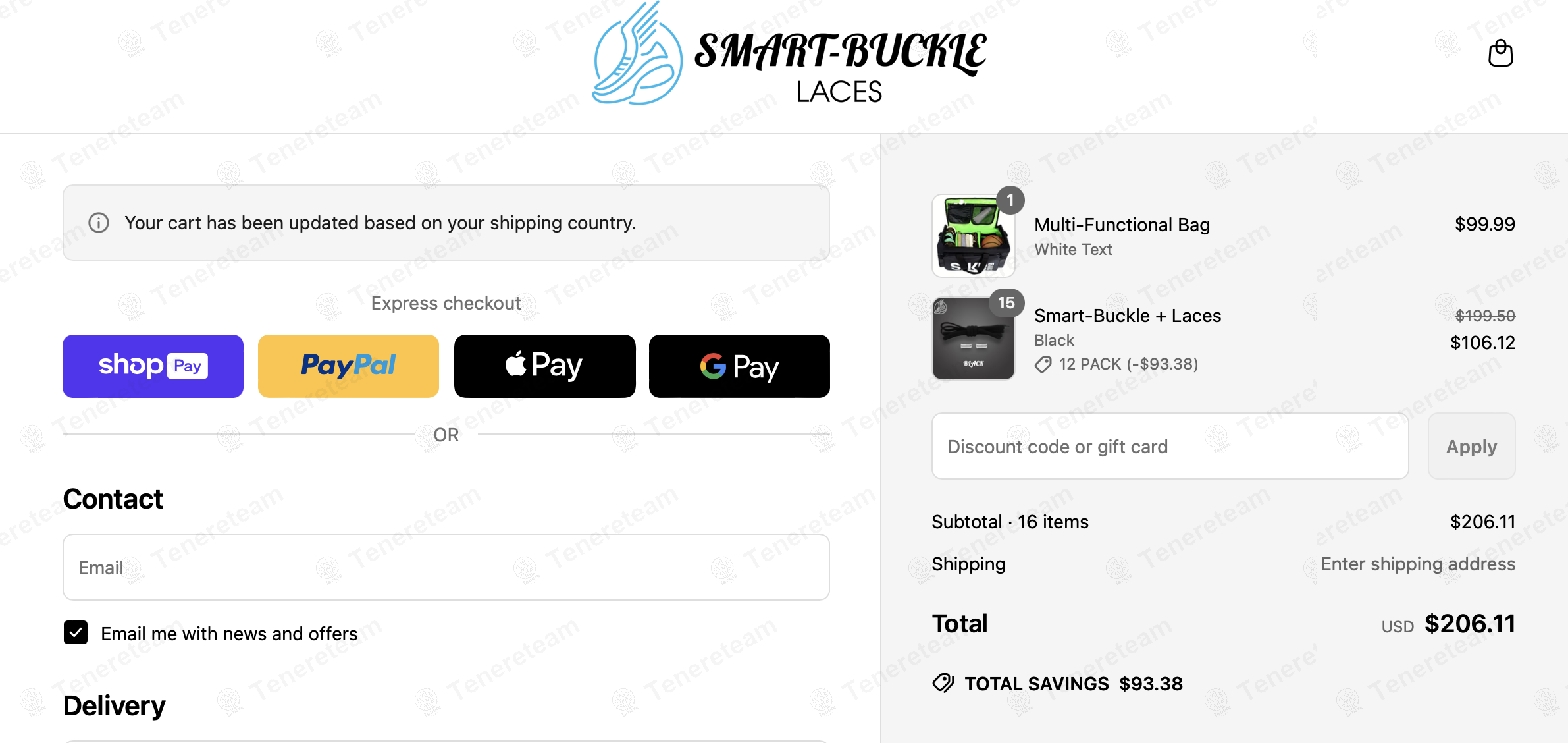 Smart Buckle Laces coupon code: 55% off with 12 PACK. Tested and valid as 1 year ago.