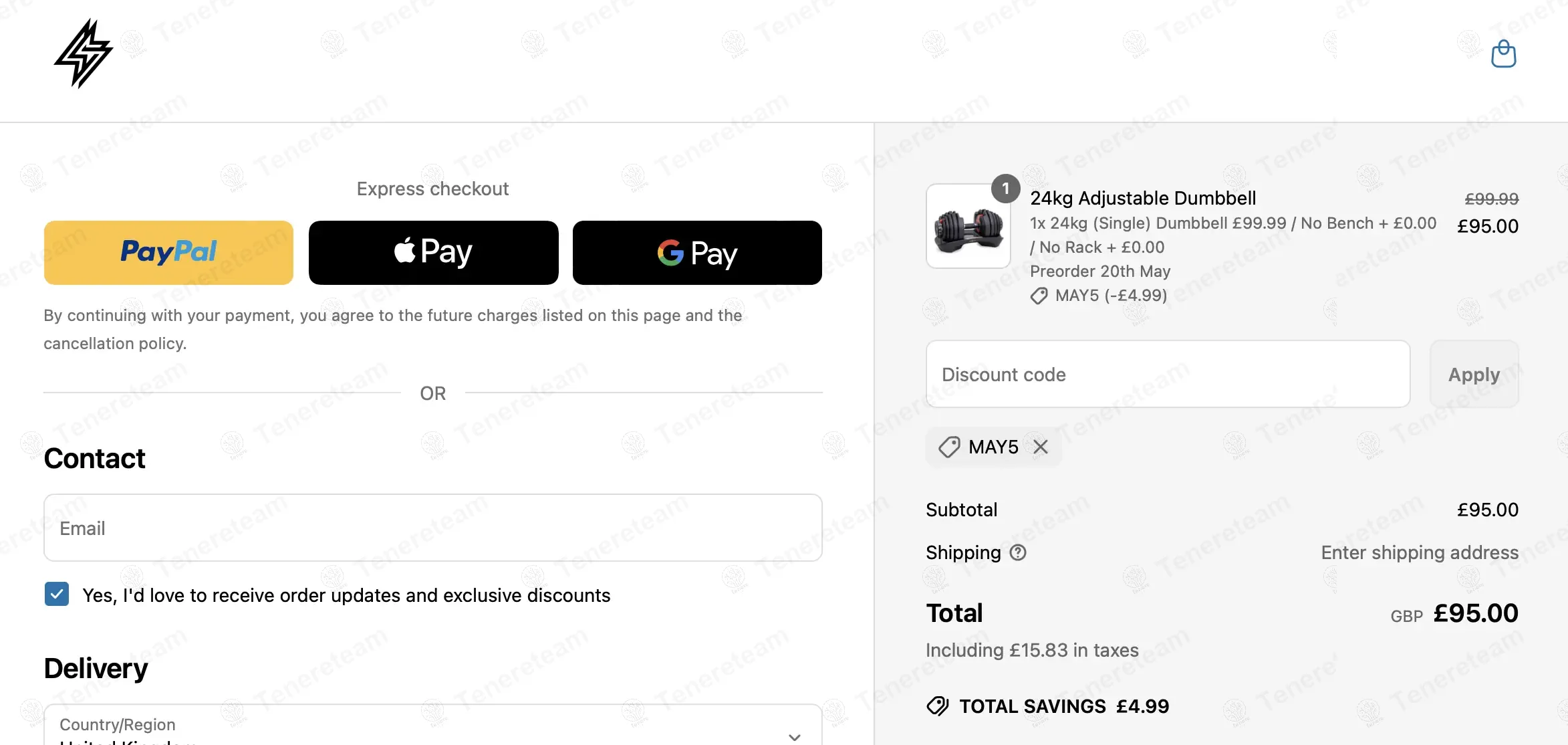 GYM SETS UK coupon code: 5% off with May5. Tested and valid as 1 year ago.