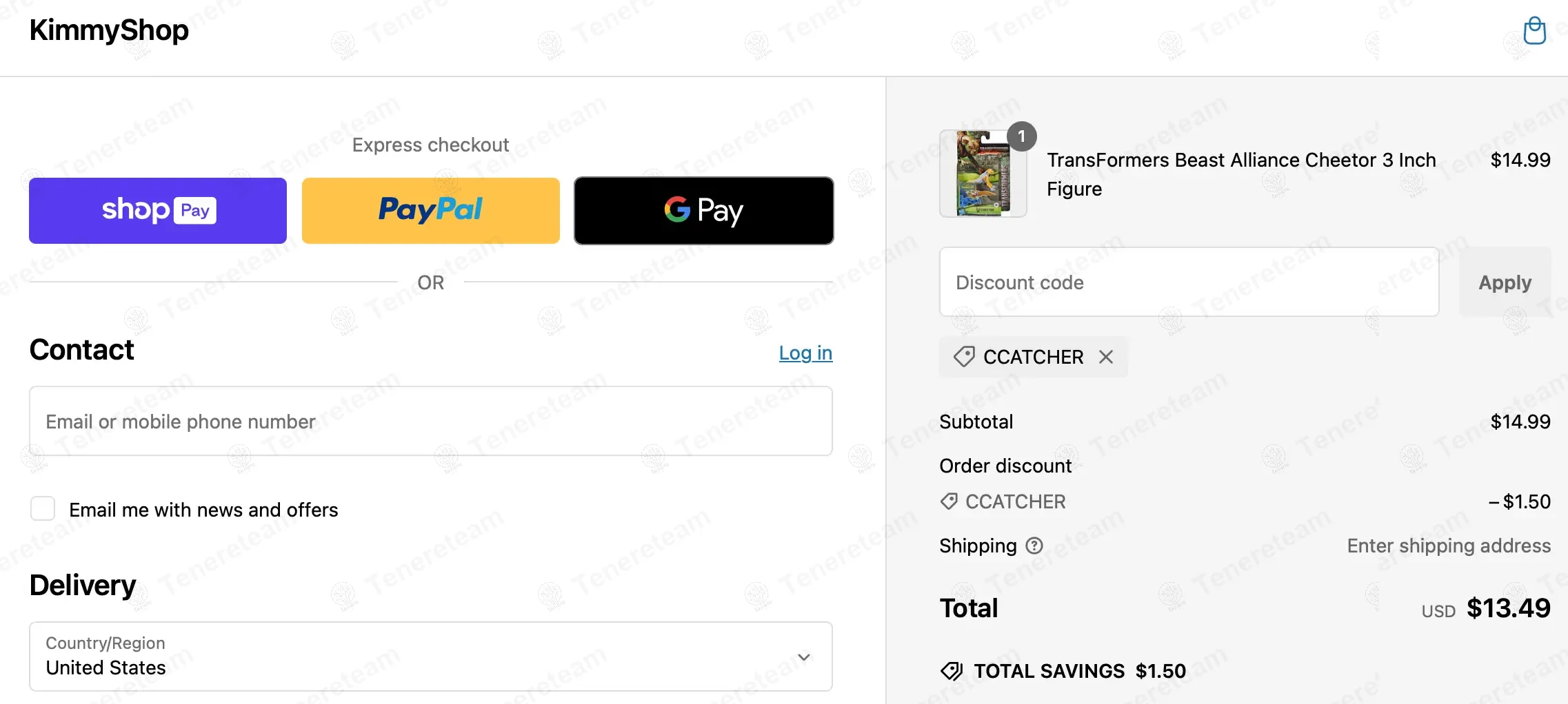 KimmyShop coupon code: 10% off with CCATCHER. Tested and valid as 1 year ago.