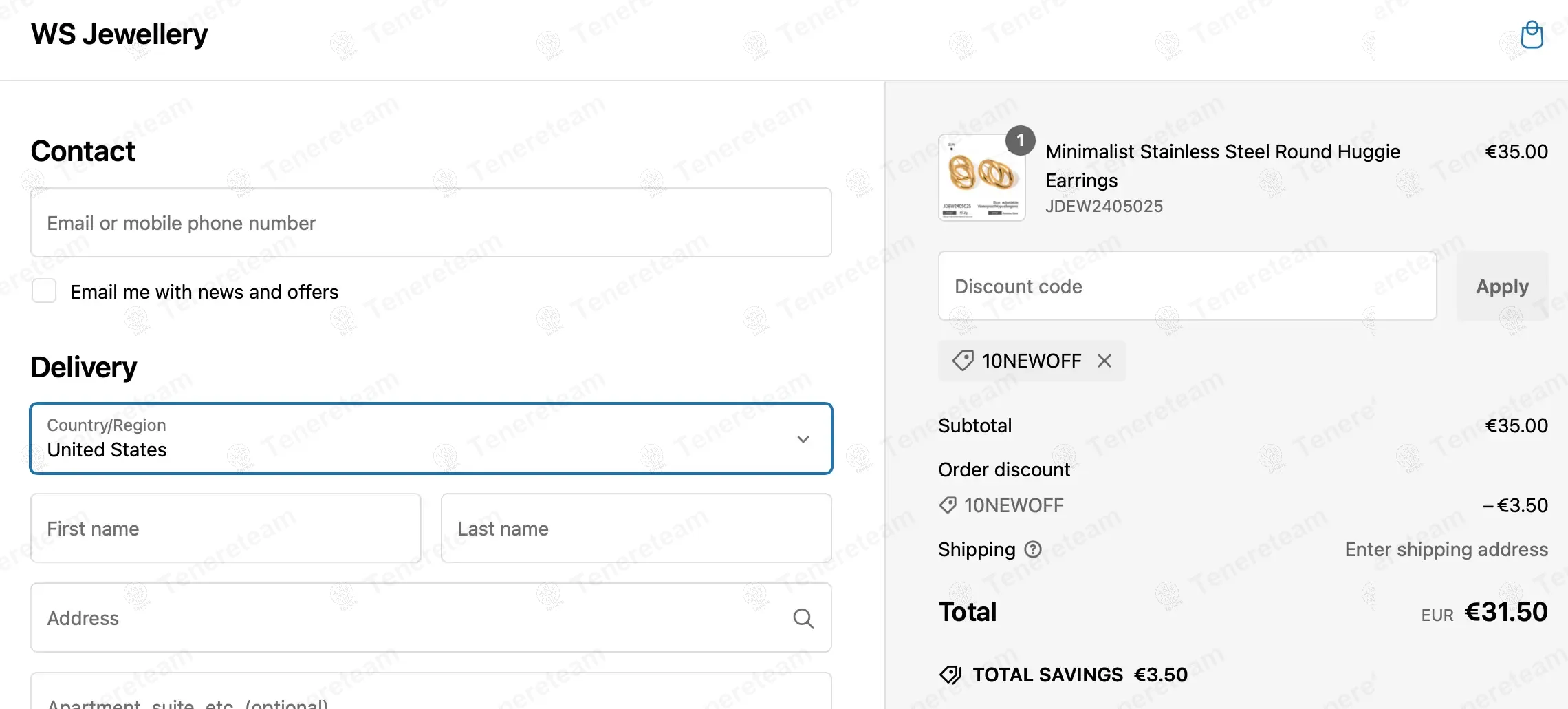 WS Jewellery coupon code: 10% off with 10NEWOFF. Tested and valid as 1 year ago.