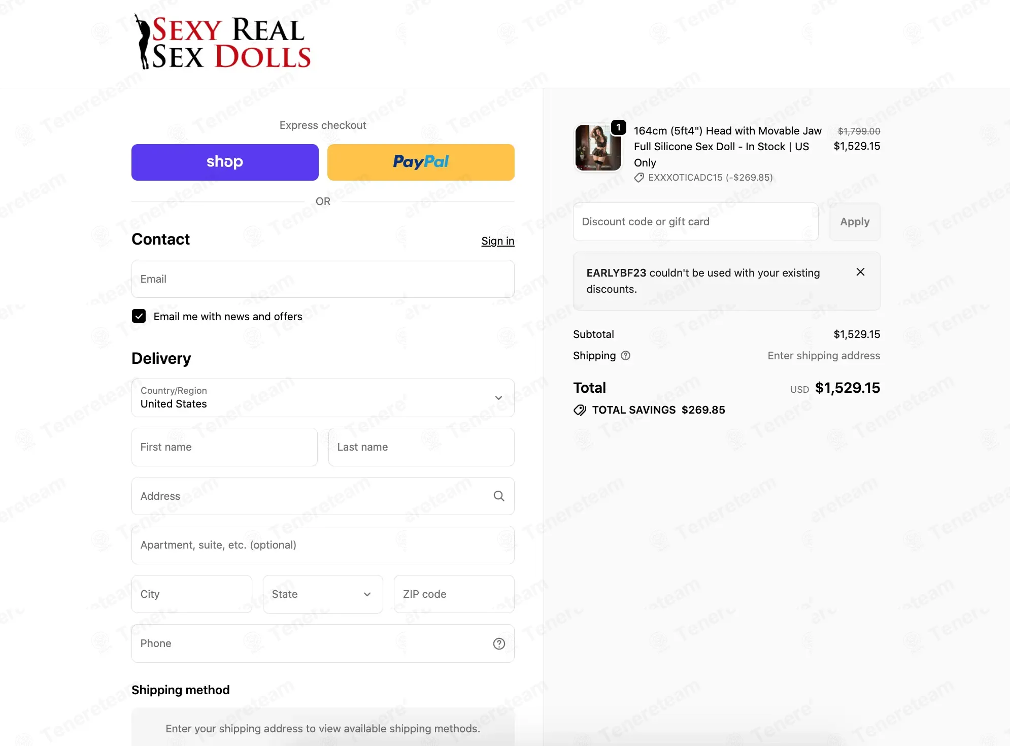 49% OFF Sexy Real Sex Dolls Coupon Codes - May 2026 Promo Codes
