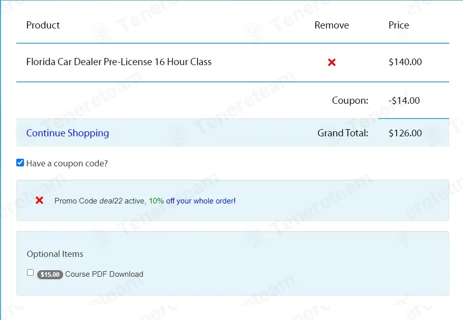 Online Auto Dealer Ed coupon code: 10% off with DEAL22. Tested and valid as 3 days ago.