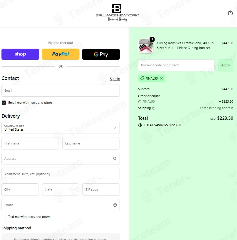 Brilliance New York coupon code: 50% off with FINAL50. Tested and valid as 1 month ago.
