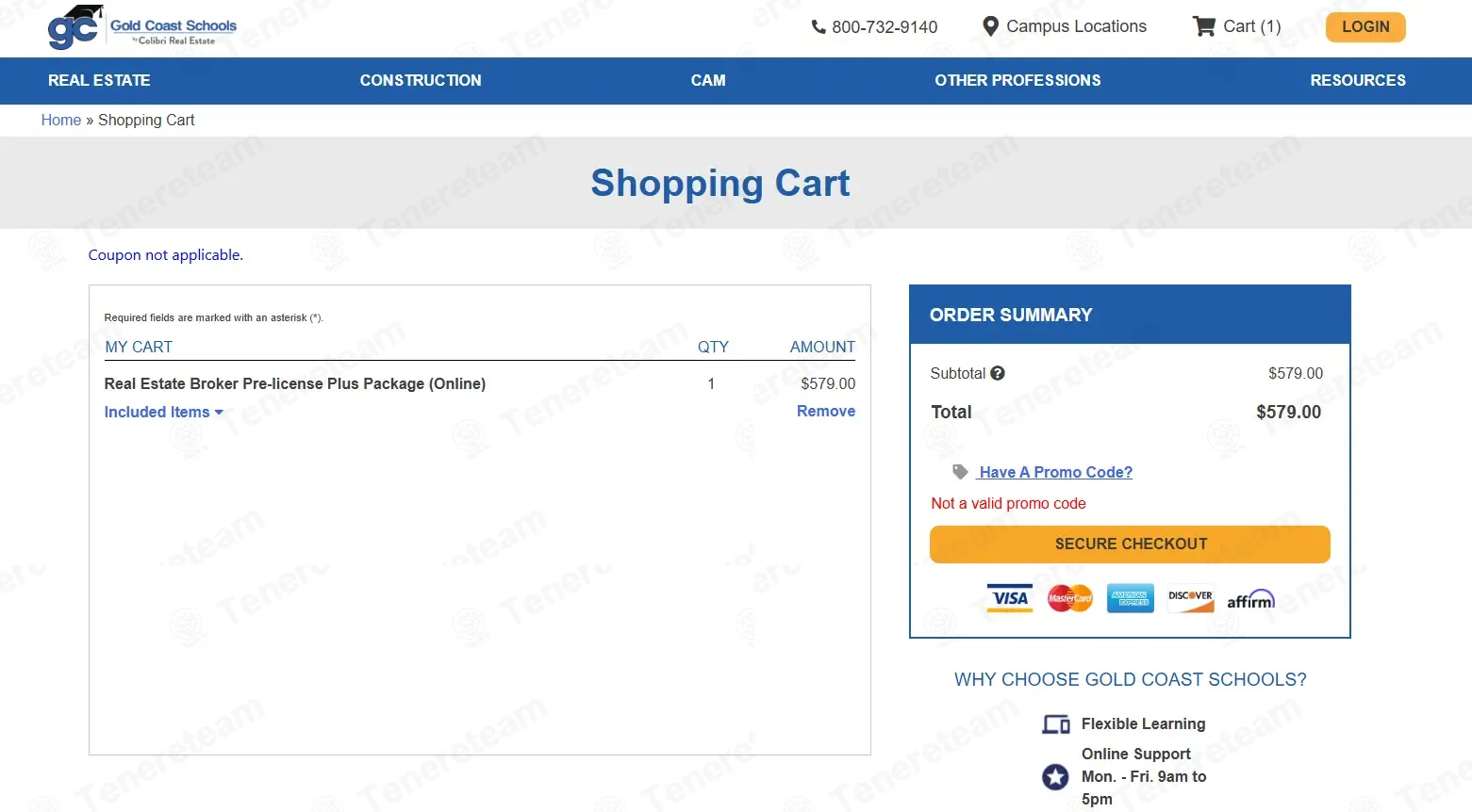 Gold Coast Schools coupon code: 10% off with SAVEJAN. Tested and valid as 1 month ago.