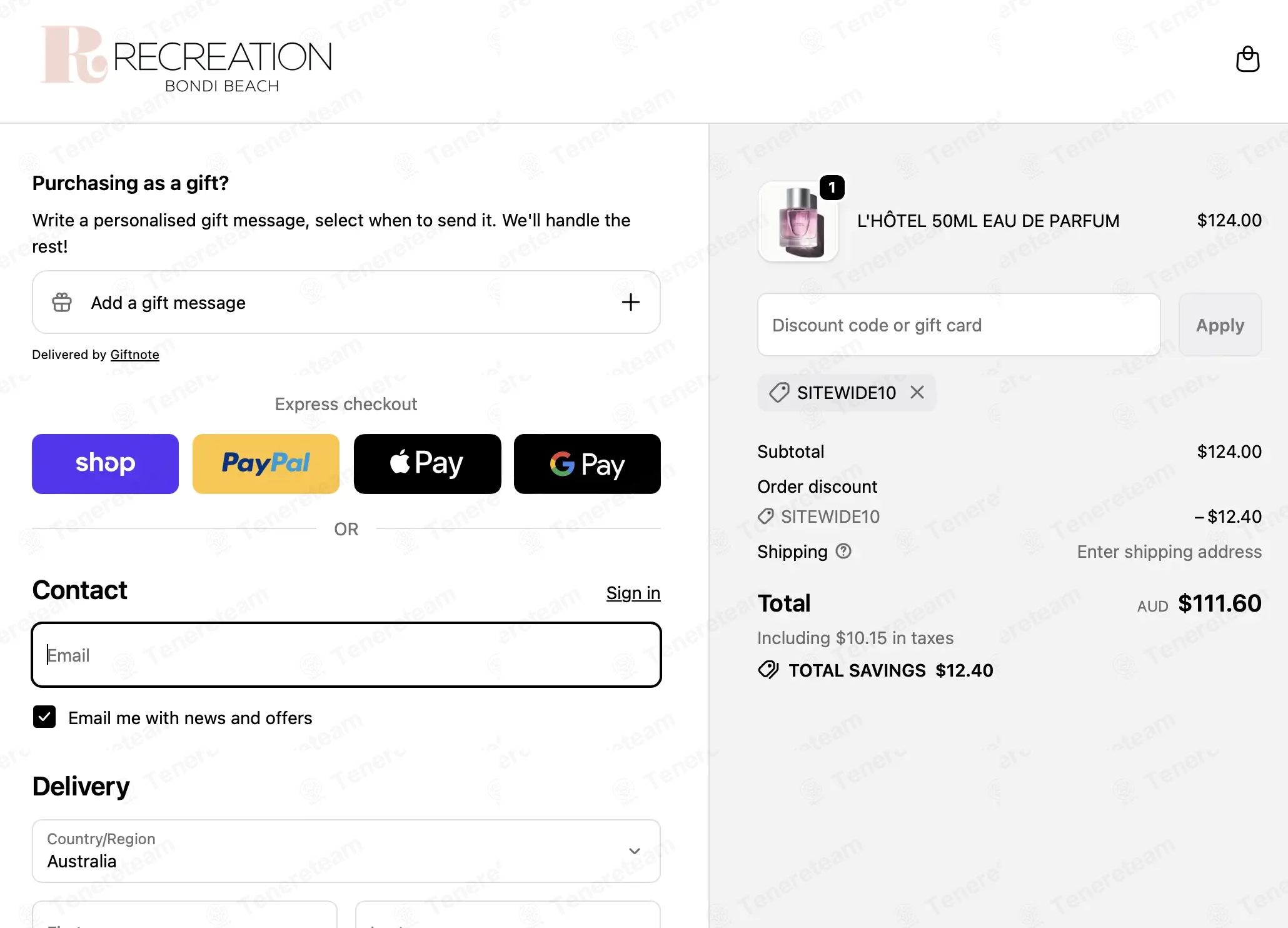 RecreationBeauty coupon code: 10% off with SITEWIDE10. Tested and valid as 8 months ago.
