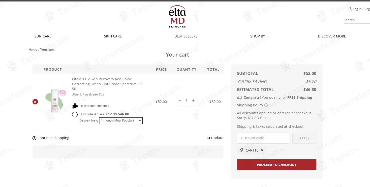 Eltamd coupon code: 10% off with CART10. Tested and valid as 9 months ago.