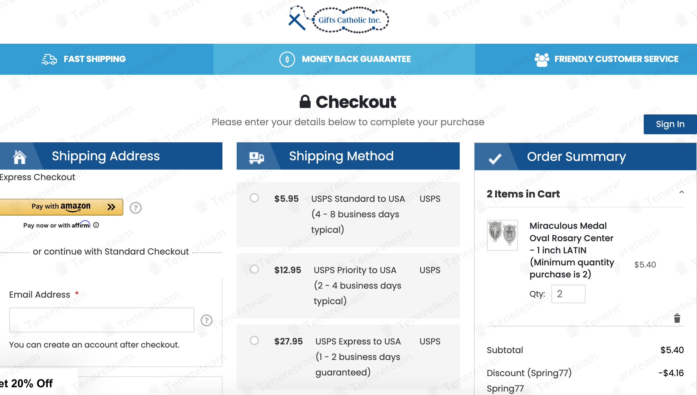 Gifts Catholic coupon code: 77% off with Spring77. Tested and valid as 1 year ago.