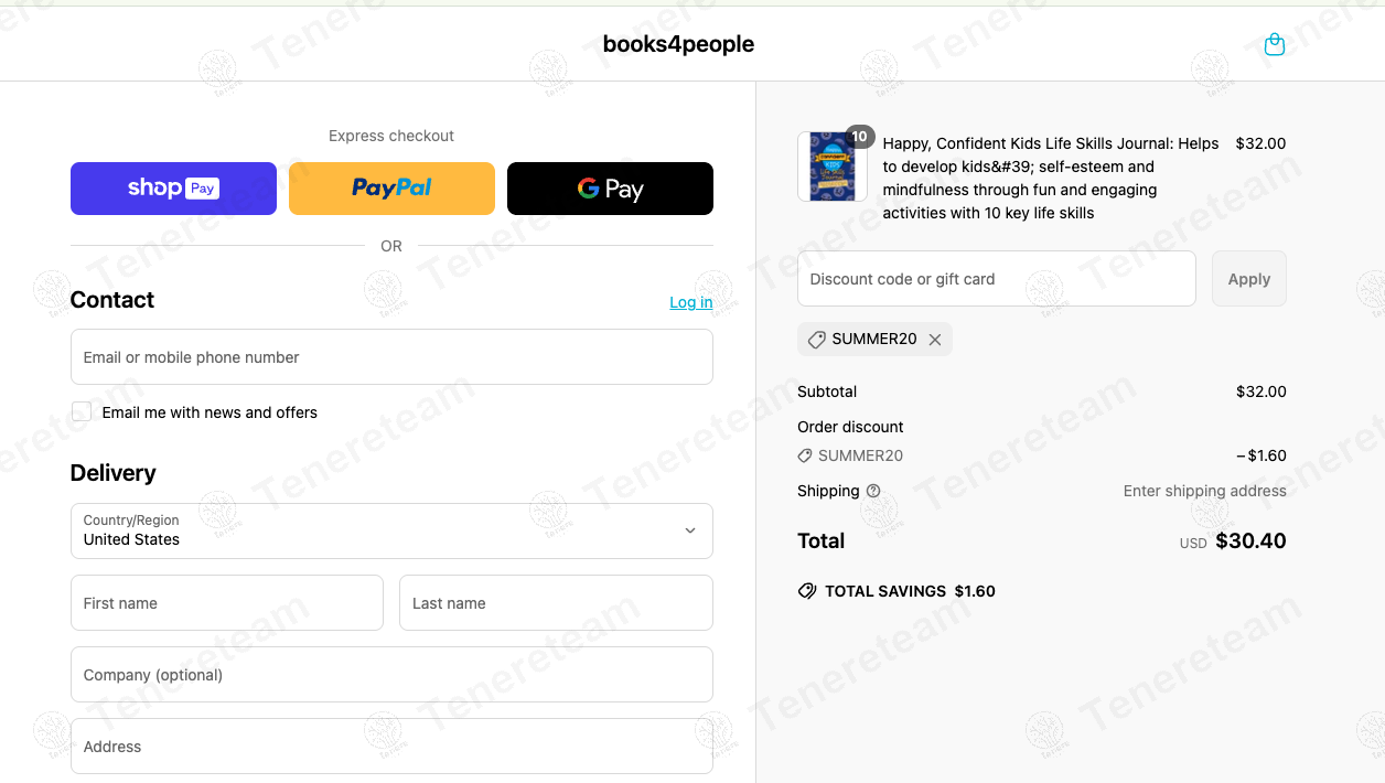 books4people coupon code: 5% off with SUMMER20. Tested and valid as 9 months ago.