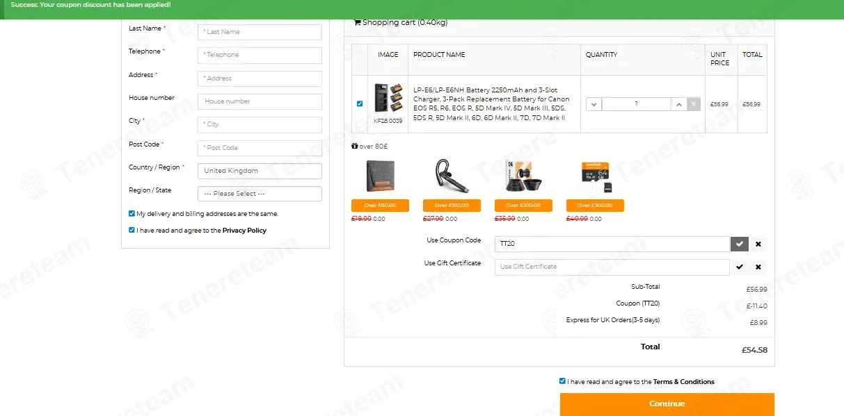 K and F Concept UK coupon code: 20% off with TT20. Tested and valid as 2 days ago.