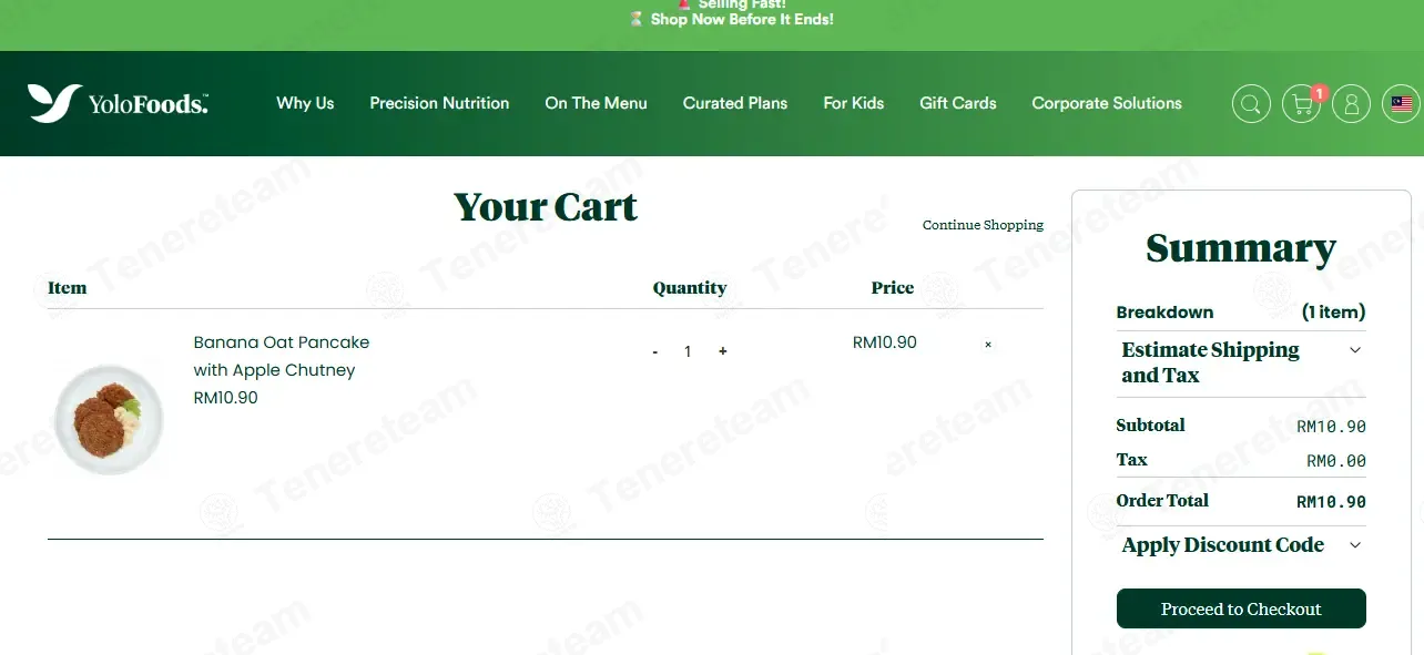 Yolo Foods MY coupon code: 30% off with YFCFMY30. Tested and valid as 5 months ago.