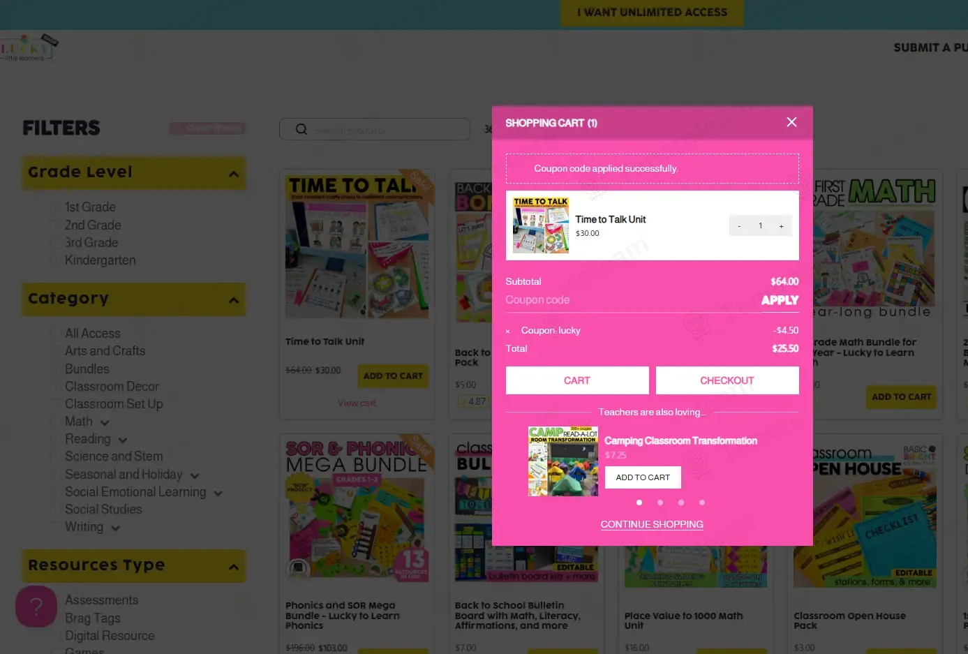 Lucky Little Learners coupon code: 5% off with LUCKY. Tested and valid as 8 months ago.