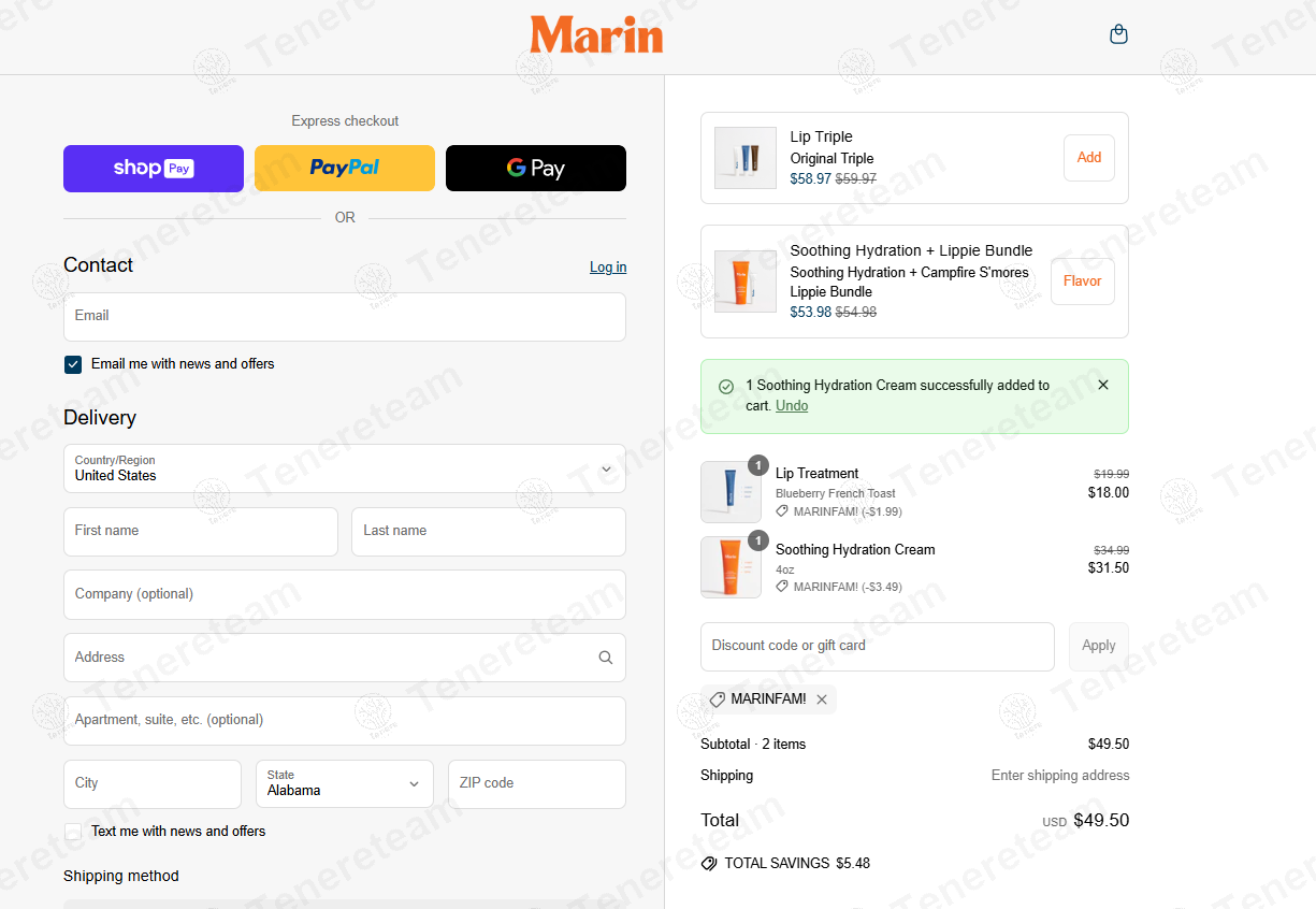 Marin Skincare coupon code: 10% off with MARINFAM!. Tested and valid as 1 year ago.