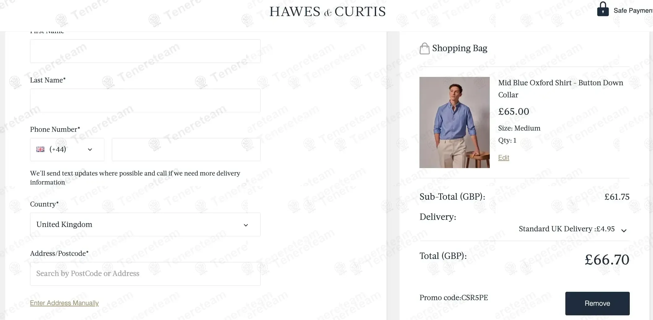 Hawes and Curtis AU coupon code: 5% off with CSR5PE. Tested and valid as 9 months ago.