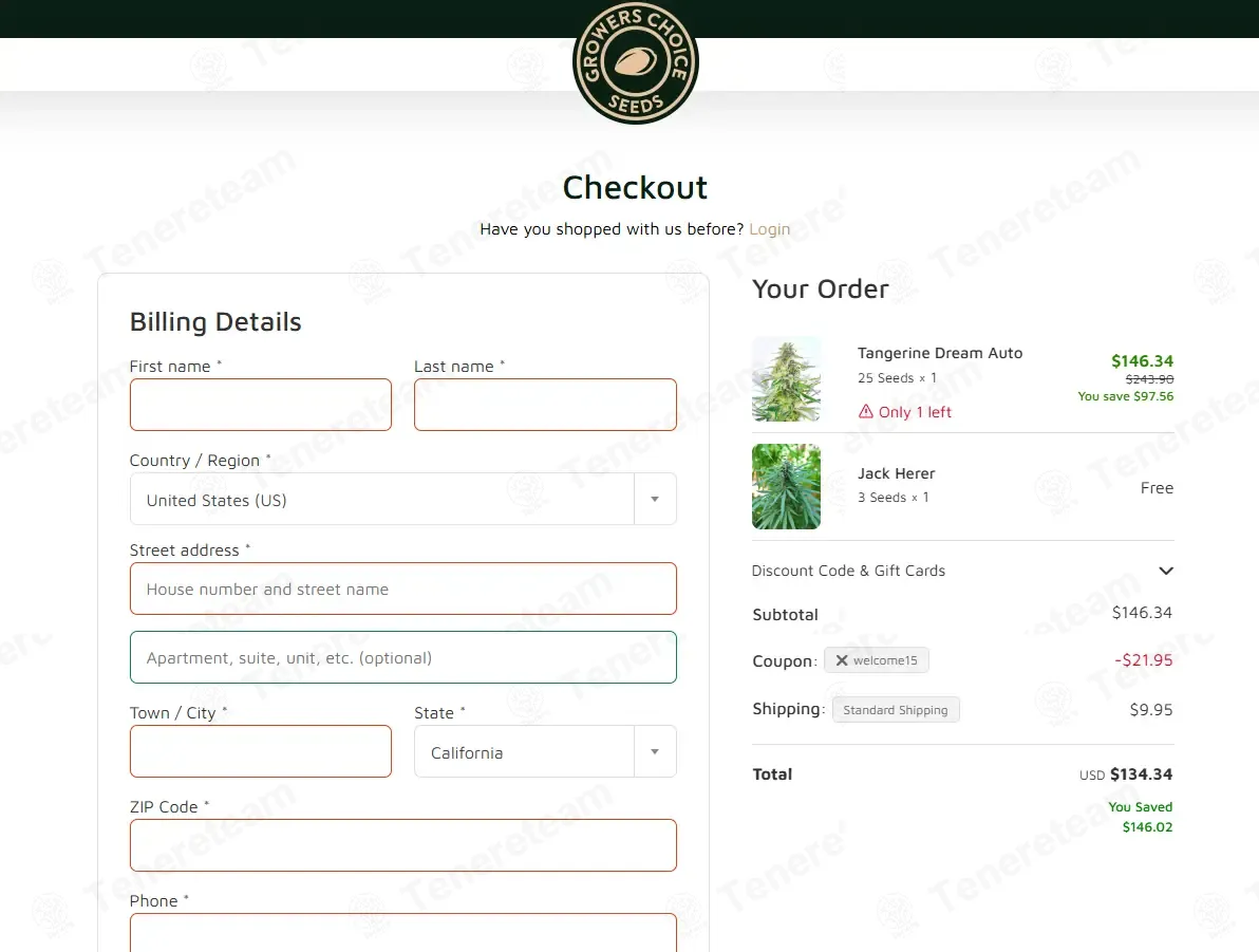 Growers Choice coupon code: 15% off with WELCOME15. Tested and valid as 1 month ago.