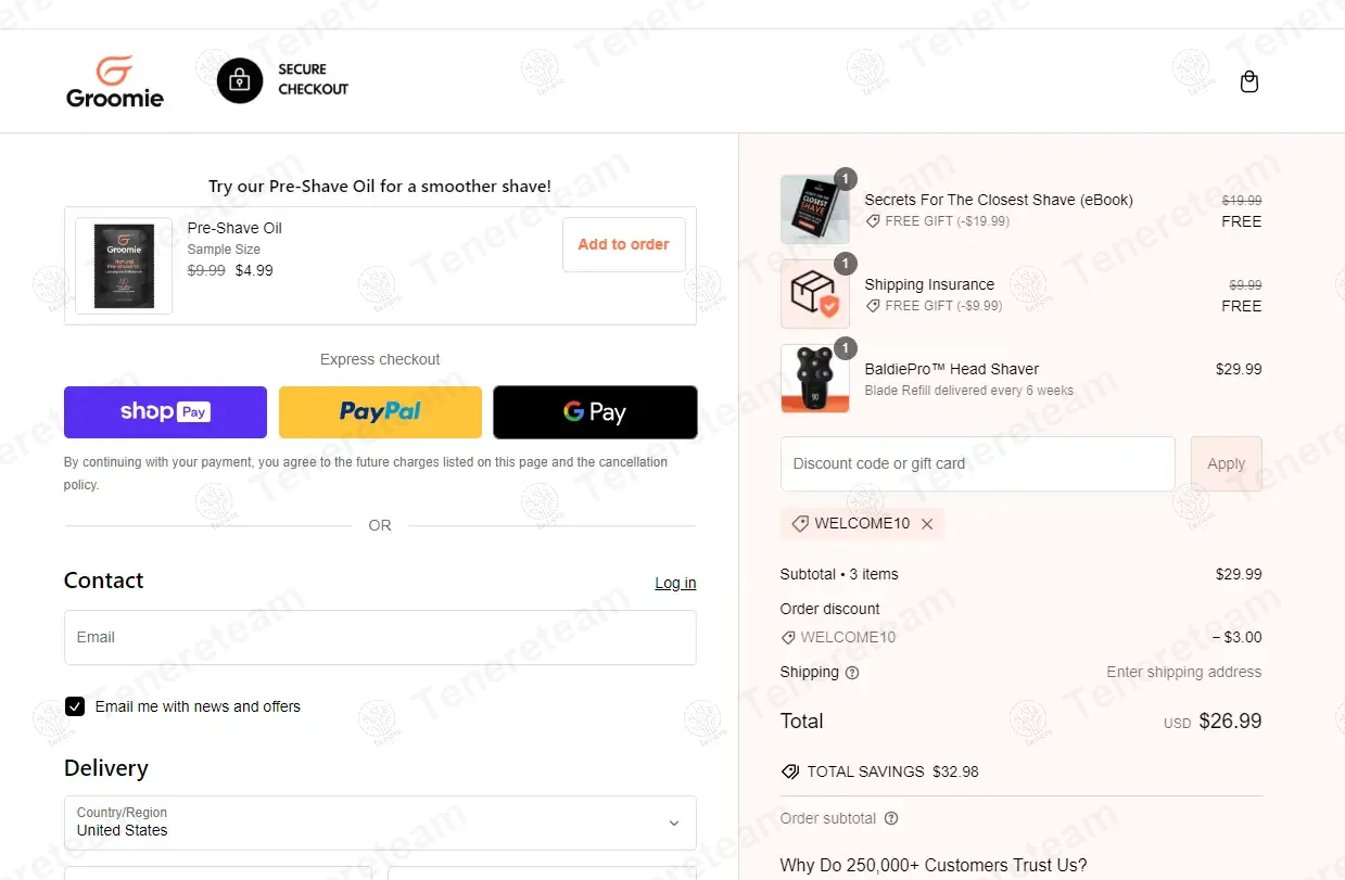 Groomie Club apply coupon code