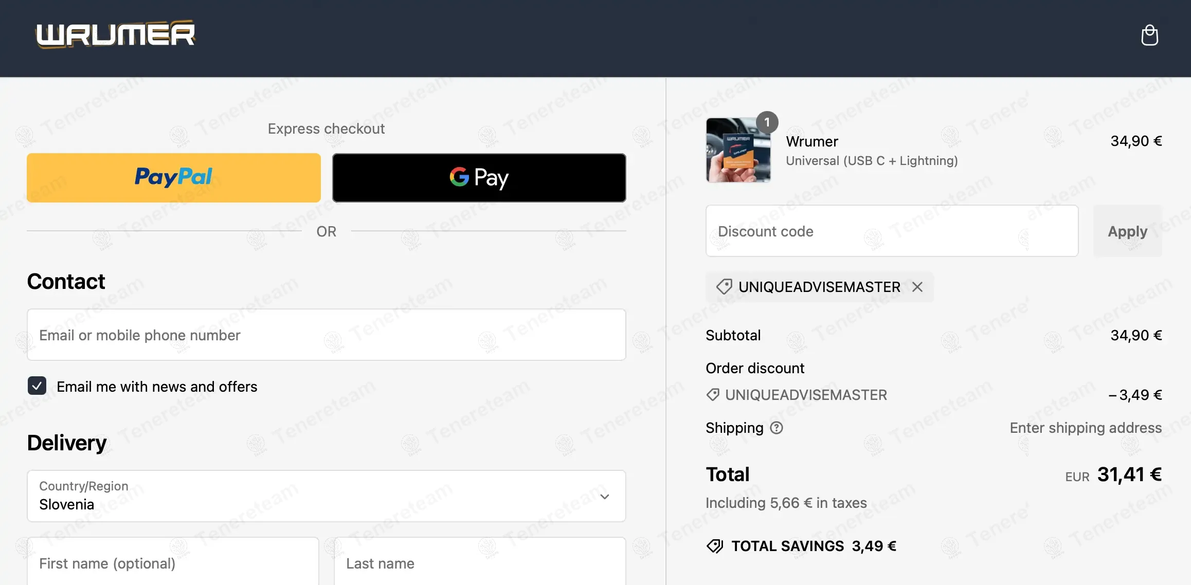 WrumerSound coupon code: 10% off with UNIQUEADVISEMASTER. Tested and valid as 1 year ago.