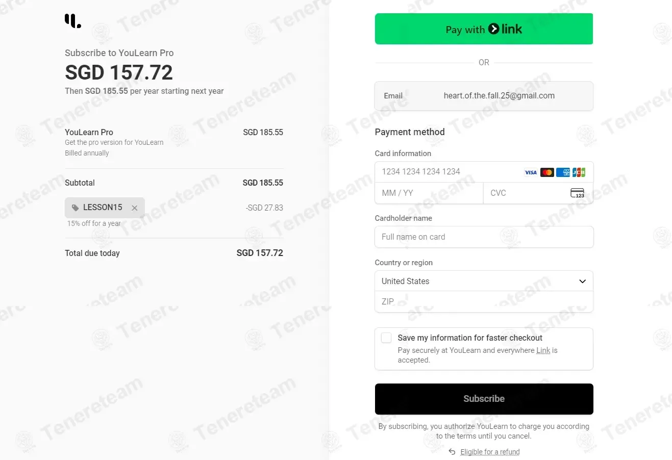 YouLearn apply coupon code