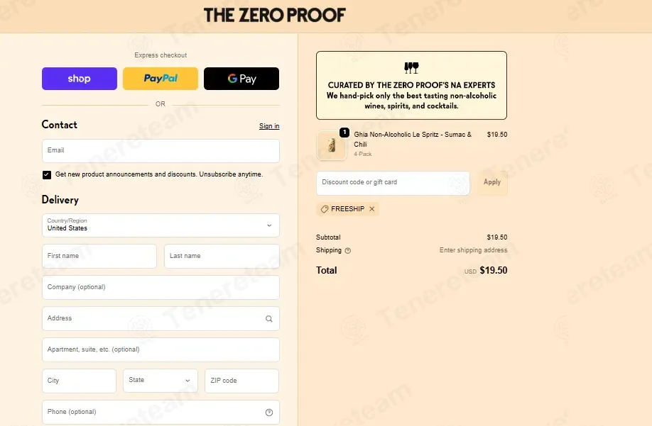The Zero Proof coupon code: Sale off with FREESHIP. Tested and valid as 1 hour ago.