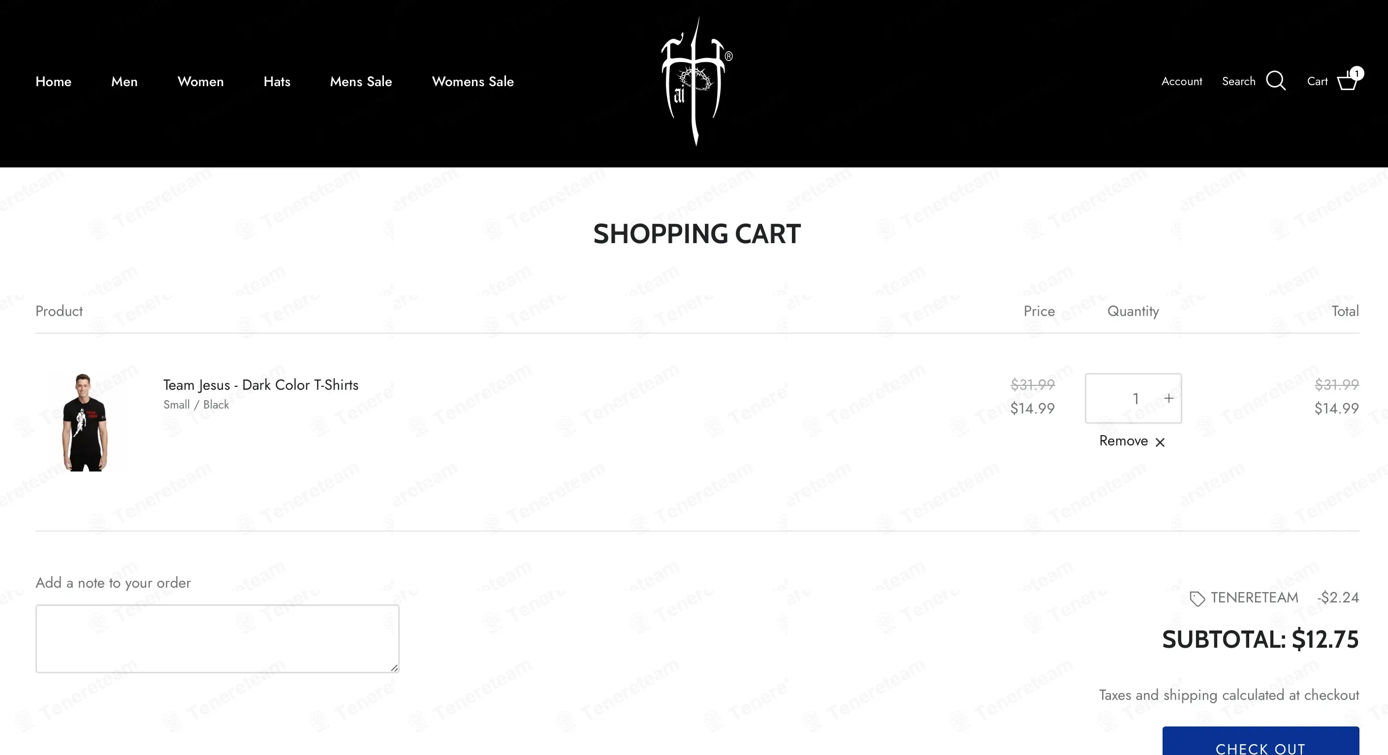 Faith Clothing coupon code: 15% off with TENERETEAM. Tested and valid as 1 month ago.