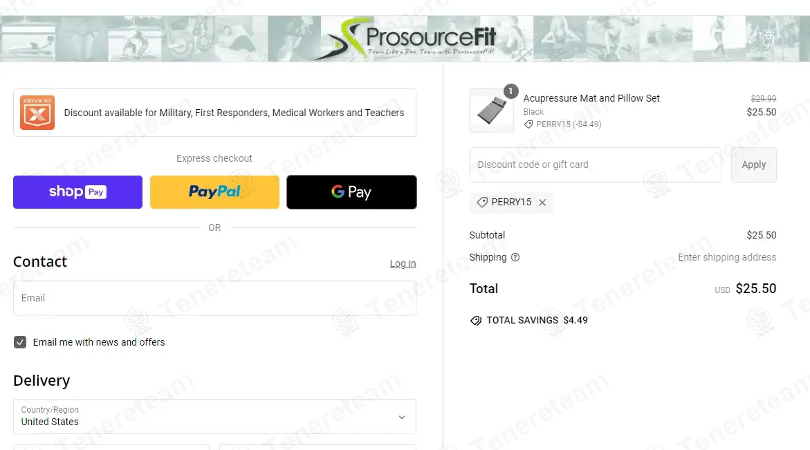 Prosource Fit coupon code: 15% off with PERRY15. Tested and valid as 3 weeks ago.