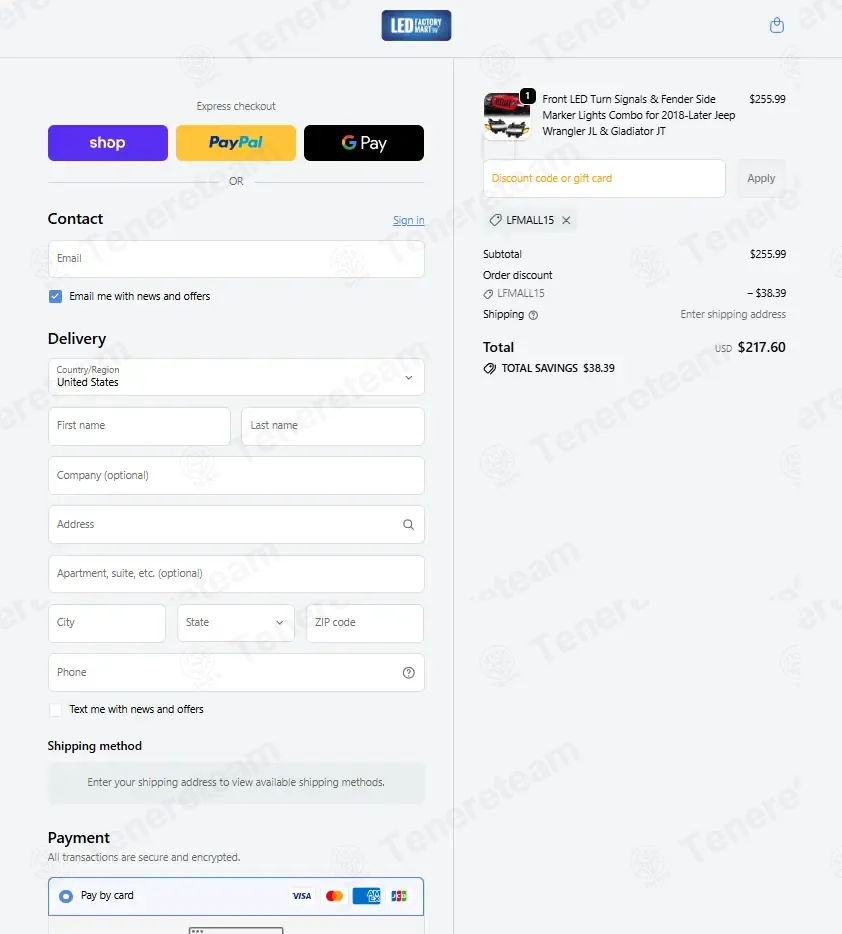 LED Factory Mart coupon code: 15% off with LFMALL15. Tested and valid as 1 month ago.
