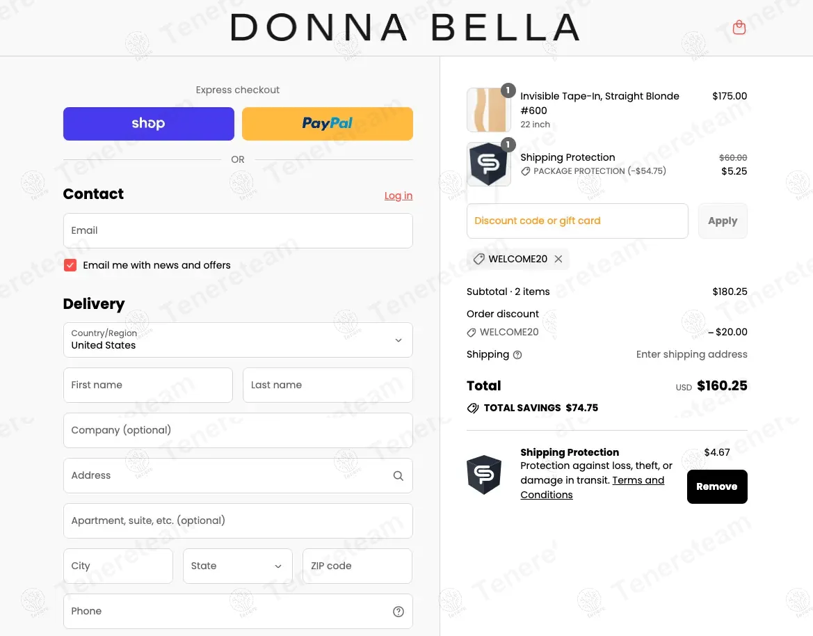 Donna Bella Hair coupon code: $20 off with WELCOME20. Tested and valid as 7 months ago.