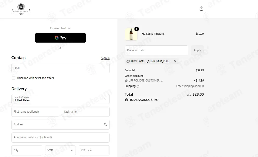 Nothing But Hemp coupon code: 30% off with UPPROMOTE_CUSTOMER_REFERRAL. Tested and valid as 2 months ago.
