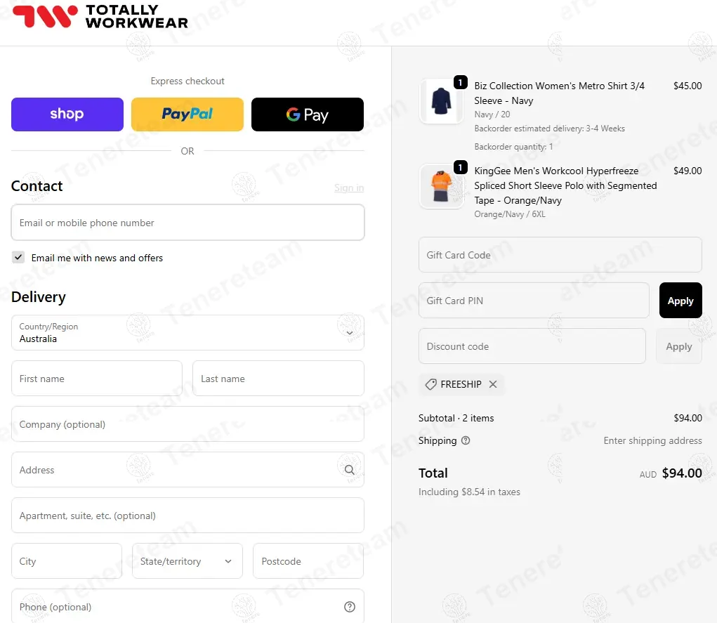 Totally Workwear coupon code: Sale off with freeship. Tested and valid as 8 months ago.