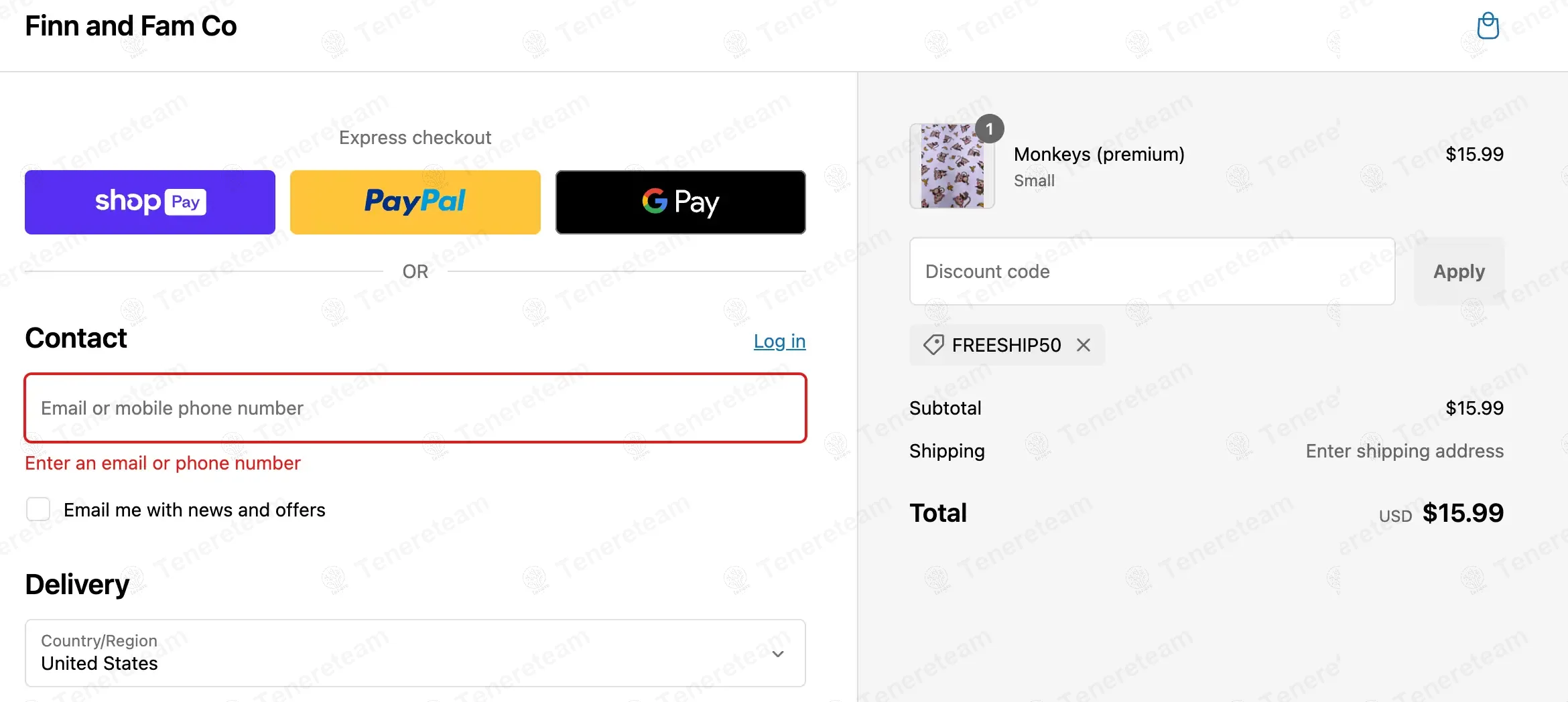 Finn And Fam Co coupon code: Sale off with FreeShip50. Tested and valid as 1 year ago.