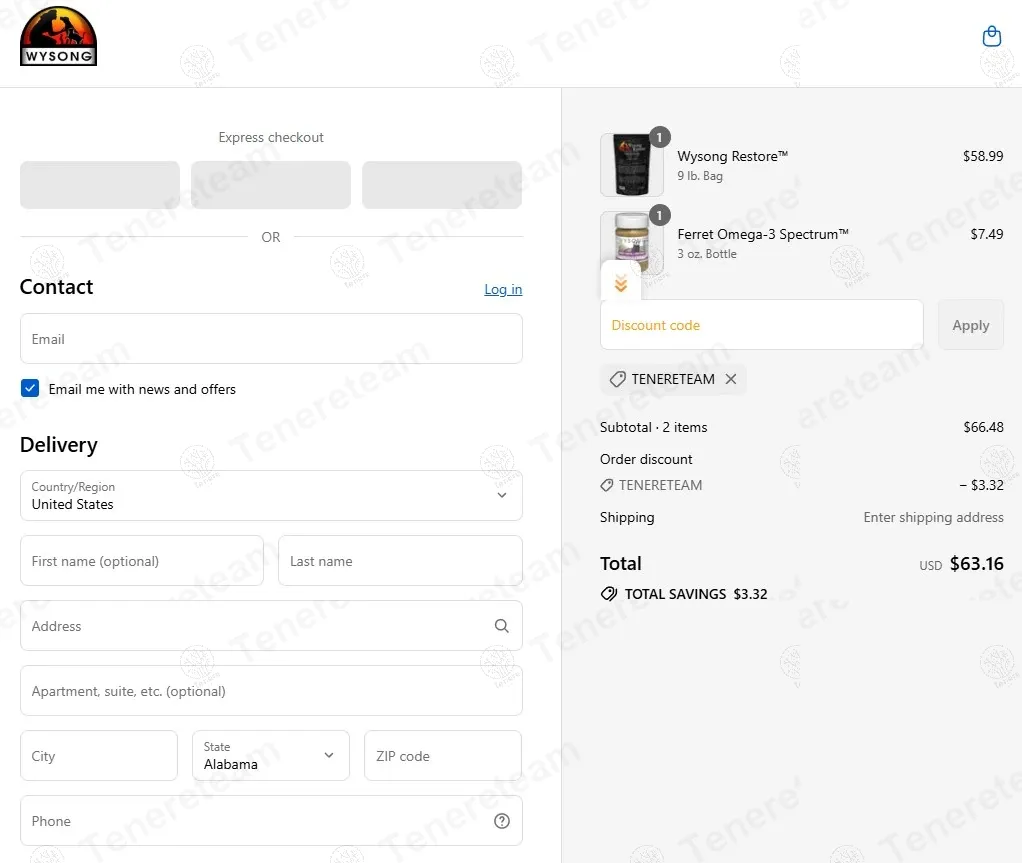 Wysong apply coupon code