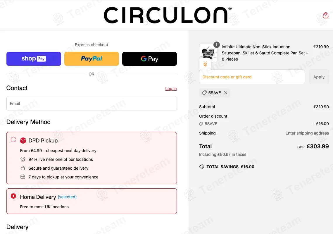 Circulon UK coupon code: 5% off with 5SAVE. Tested and valid as 1 year ago.