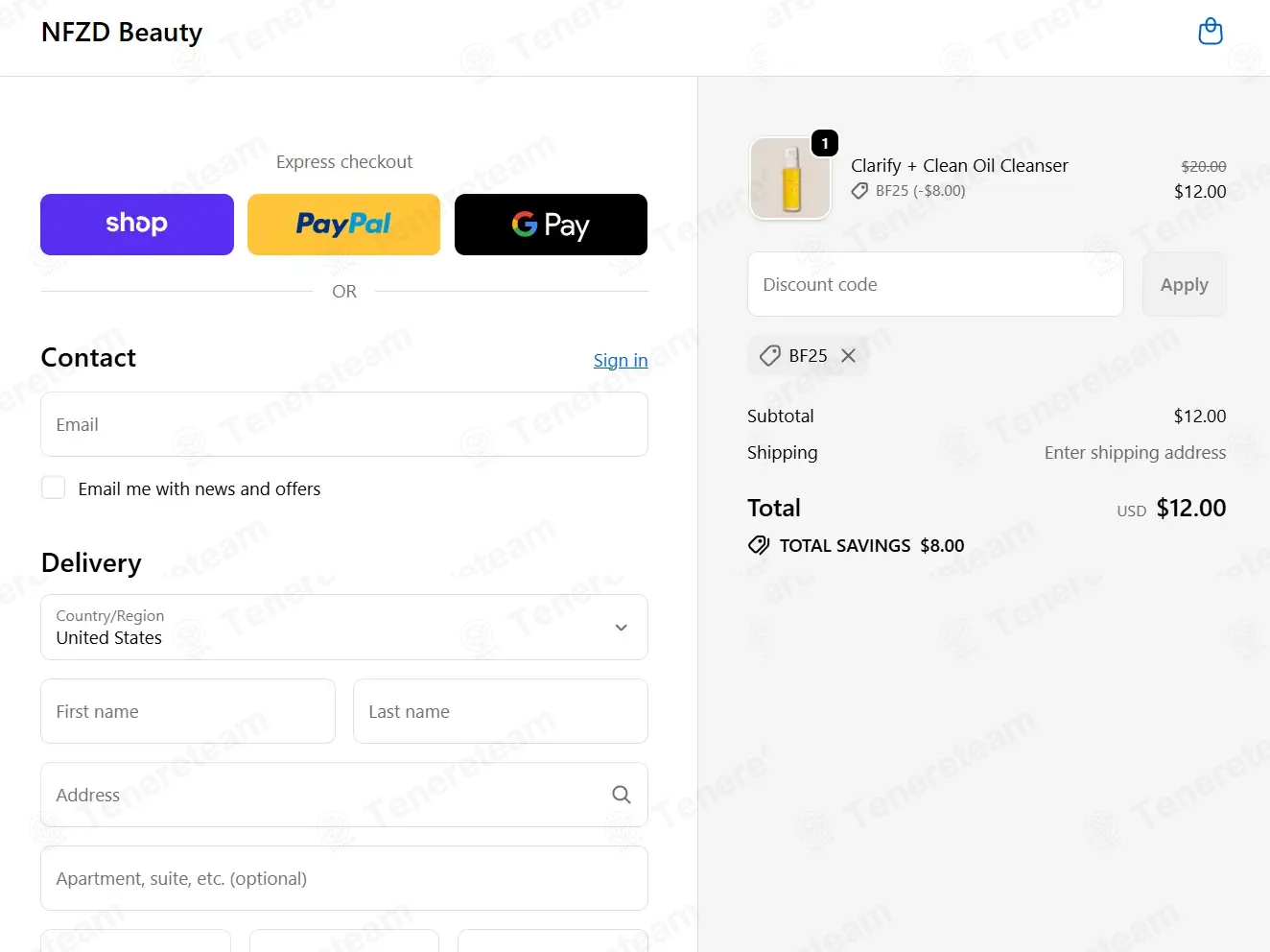 NFZD Beauty coupon code: 30% off with BF25. Tested and valid as 1 month ago.