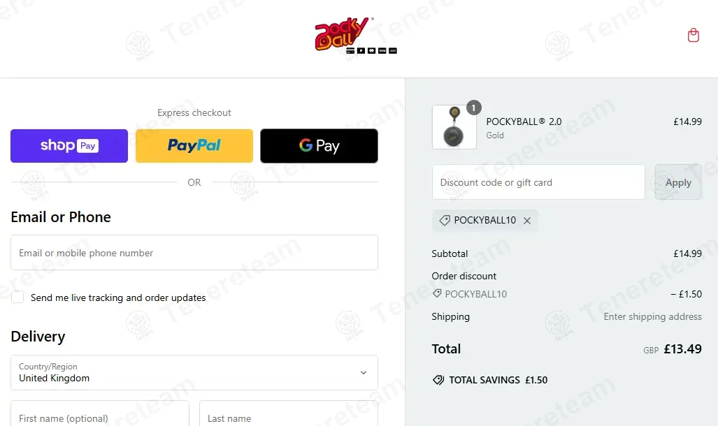 PockyBall UK coupon code: 10% off with pockyball10. Tested and valid as 1 year ago.