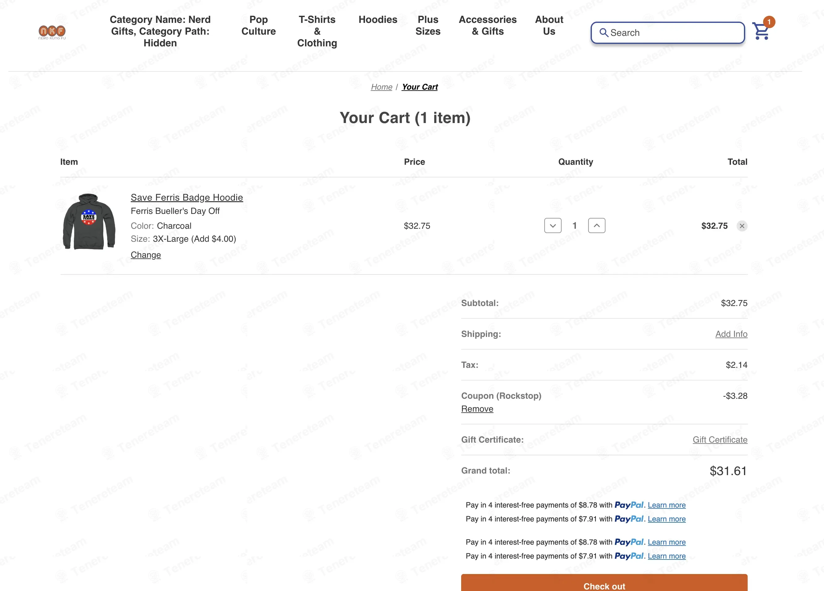 Nerdkungfu coupon code: 10% off with ROCKSTOP. Tested and valid as 3 days ago.