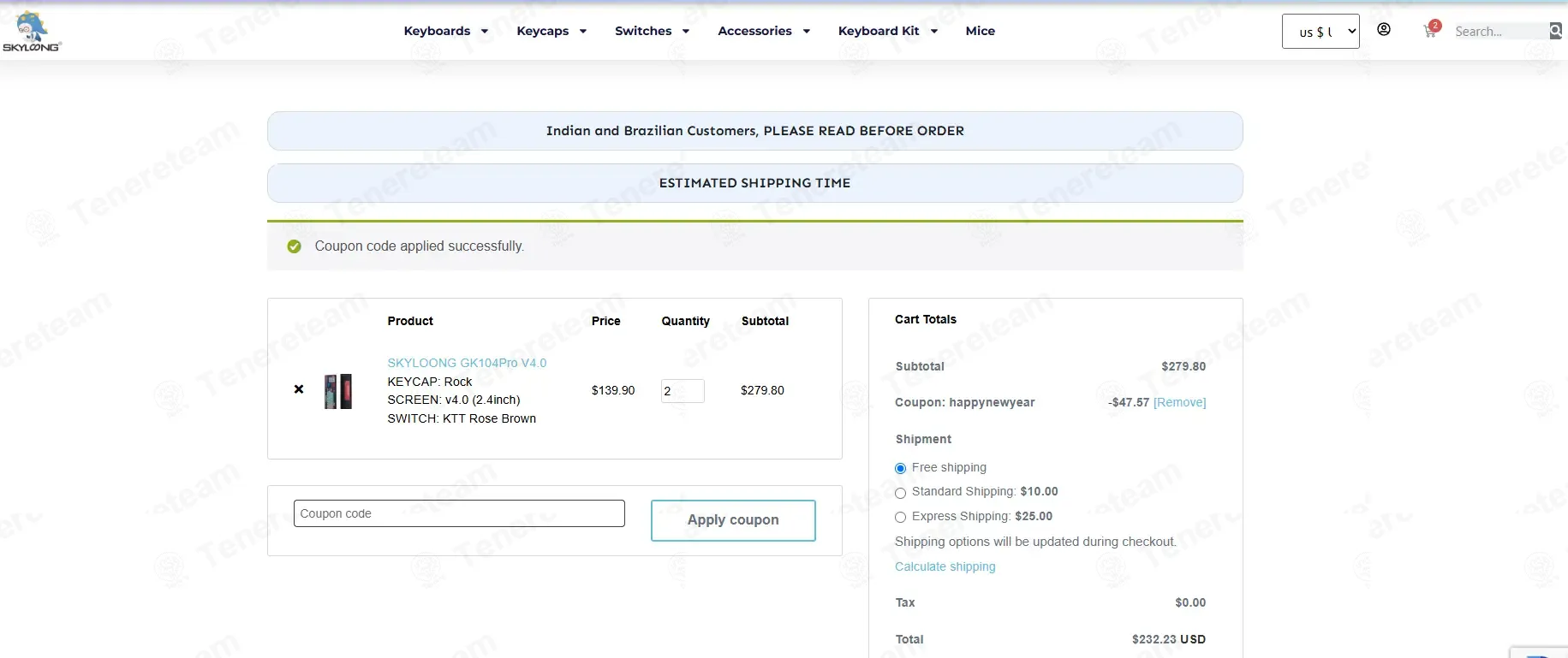 Skyloong apply coupon code