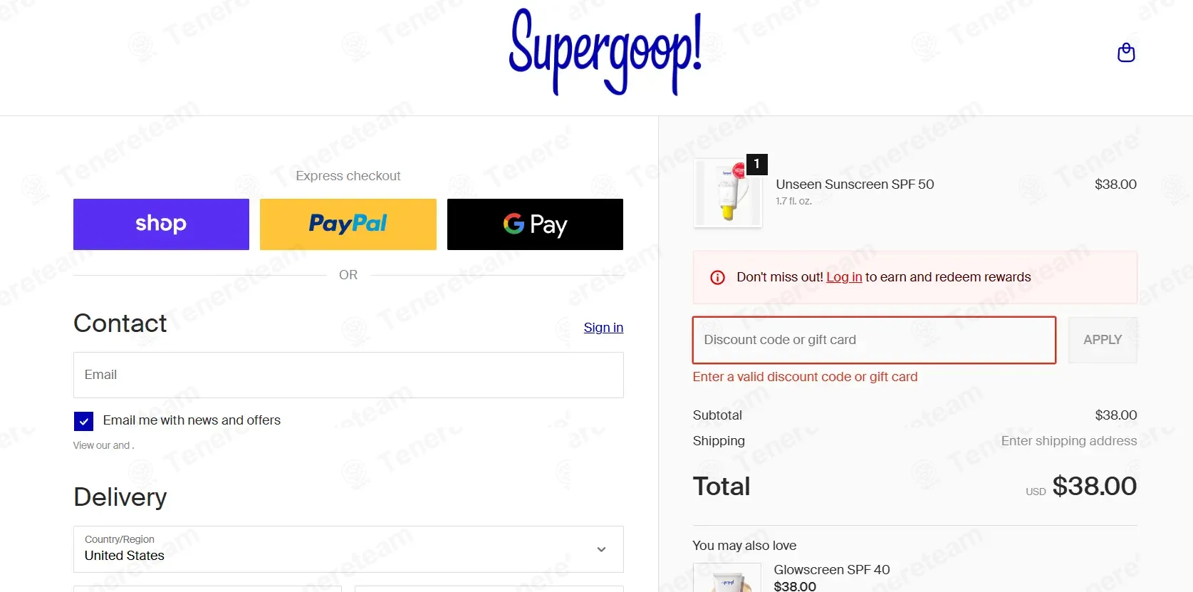 Supergoop coupon code: 20% off with SUPER20. Tested and valid as 1 month ago.