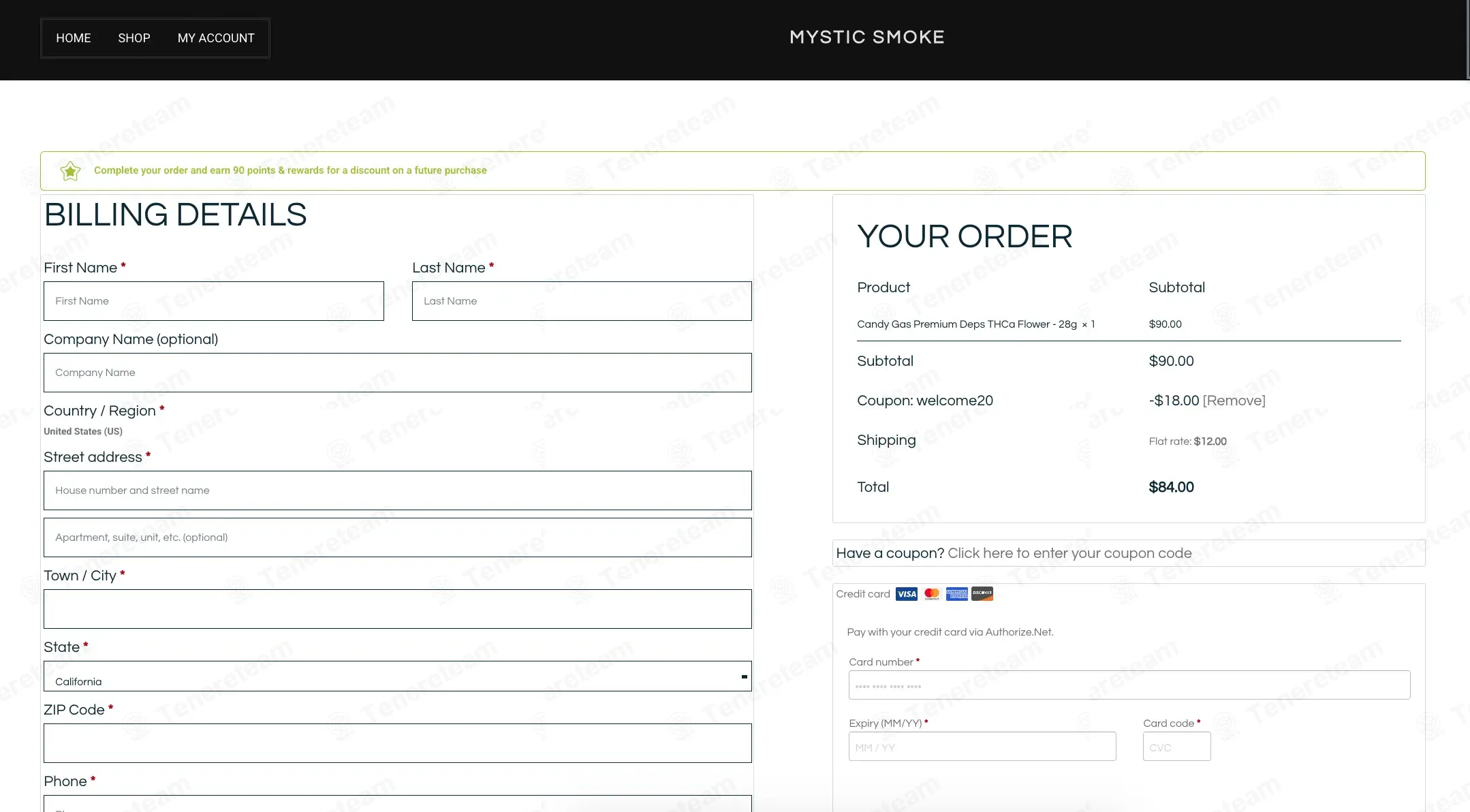 Mystic Smoke coupon code: 20% off with WELCOME20. Tested and valid as 1 month ago.
