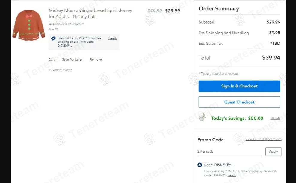 ShopDisney coupon code: Sale off with DISNEYPAL. Tested and valid as 1 year ago.
